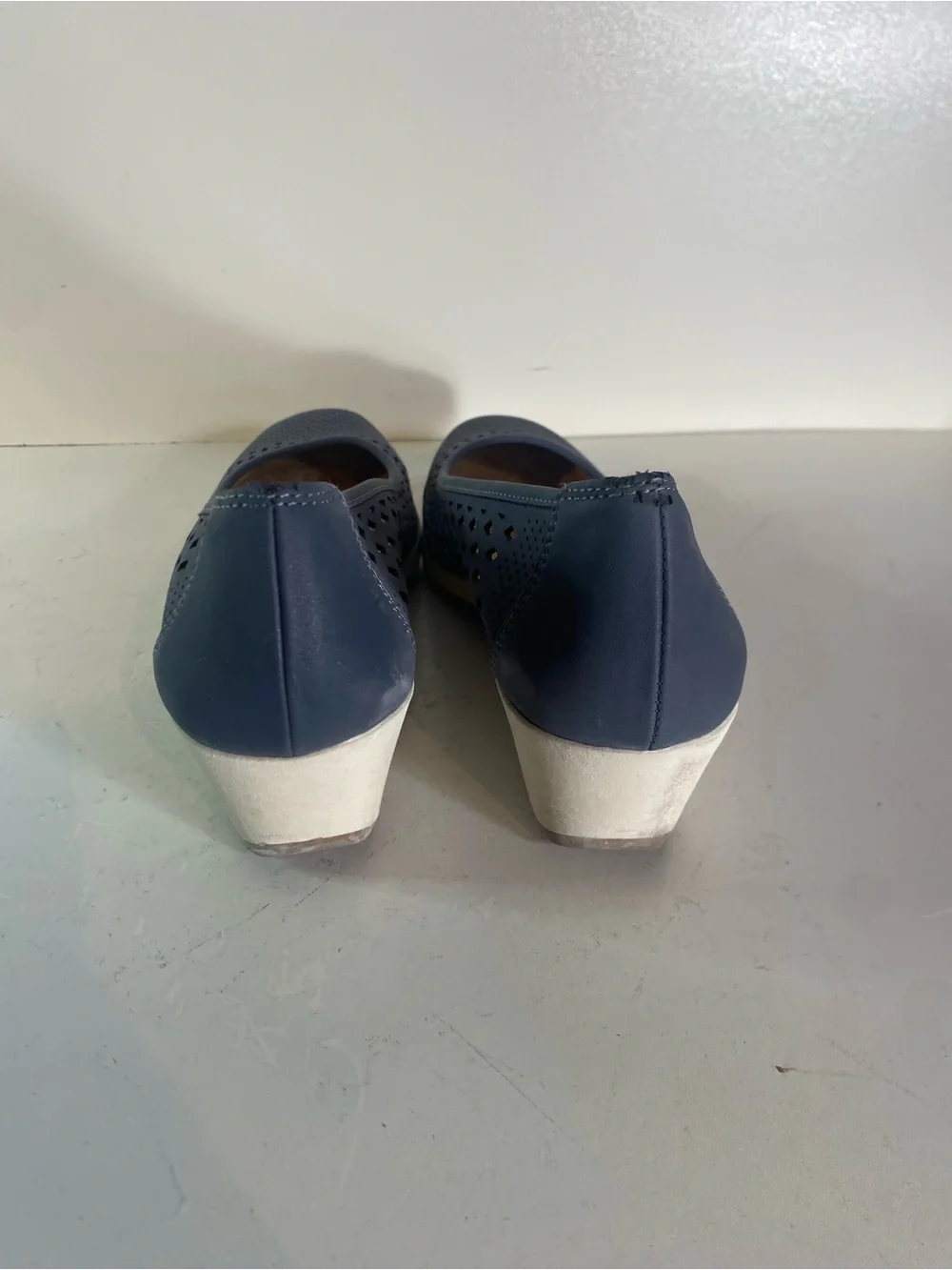 Naturalizer Brelynn Blue 2” Wedge Pump  Size 9M